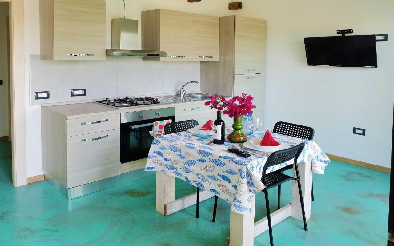 Panohome Porto Pino Eksteriør bilde